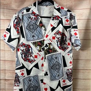 NWOT Shein Playing Cards Short Sleeve